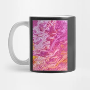 Sugar Sunset Acrylic Pour Painting Mug